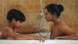 A boy asked his mother to breastfeed