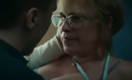 Mom fucking with her son at working place