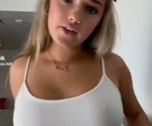 Breckie Hill white t shirt
